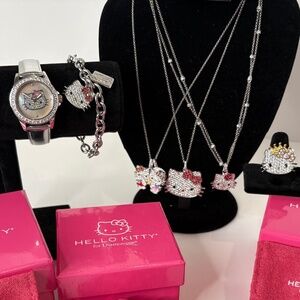 6 piece Hello Kitty for Diamonique jewelry set